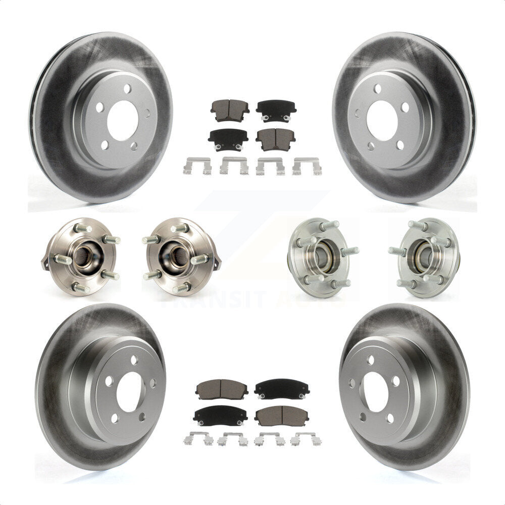 [Avant + Arrière] Kit d'ensemble roulement de roue et moyeu pour Dodge Charger Chrysler 300 Challenger KBB-120551 par Transit Auto