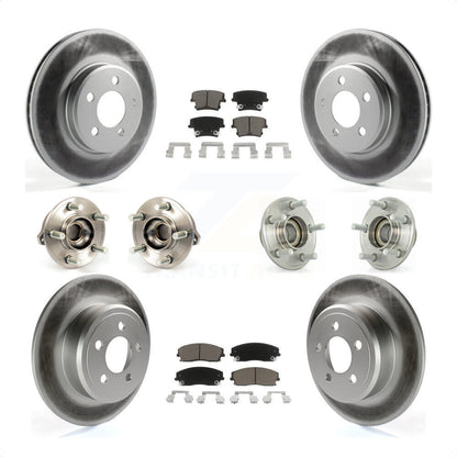 [Avant + Arrière] Kit d'ensemble roulement de roue et moyeu pour Dodge Charger Chrysler 300 Challenger KBB-120551 par Transit Auto