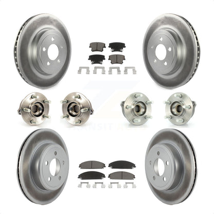 [Avant + Arrière] Kit d'ensemble roulement de roue et moyeu pour Dodge Charger Chrysler 300 KBB-120553 par Transit Auto