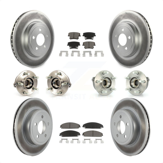 [Avant + Arrière] Kit d'ensemble roulement de roue et moyeu pour Dodge Charger Chrysler 300 KBB-120553 par Transit Auto