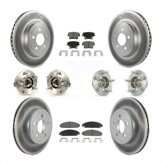 [Avant + Arrière] Kit d'ensemble roulement de roue et moyeu pour Dodge Chrysler 300 Charger Challenger KBB-120554 par Transit Auto