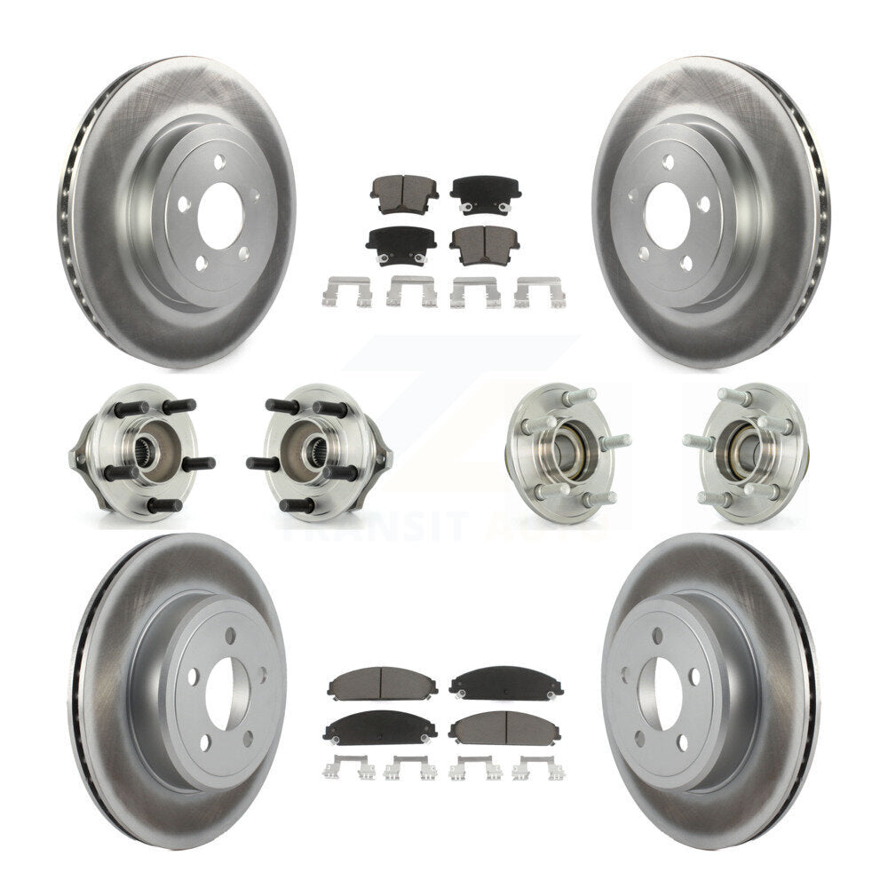 [Avant + Arrière] Kit d'ensemble roulement de roue et moyeu pour Chrysler 300 Dodge Charger Magnum KBB-120562