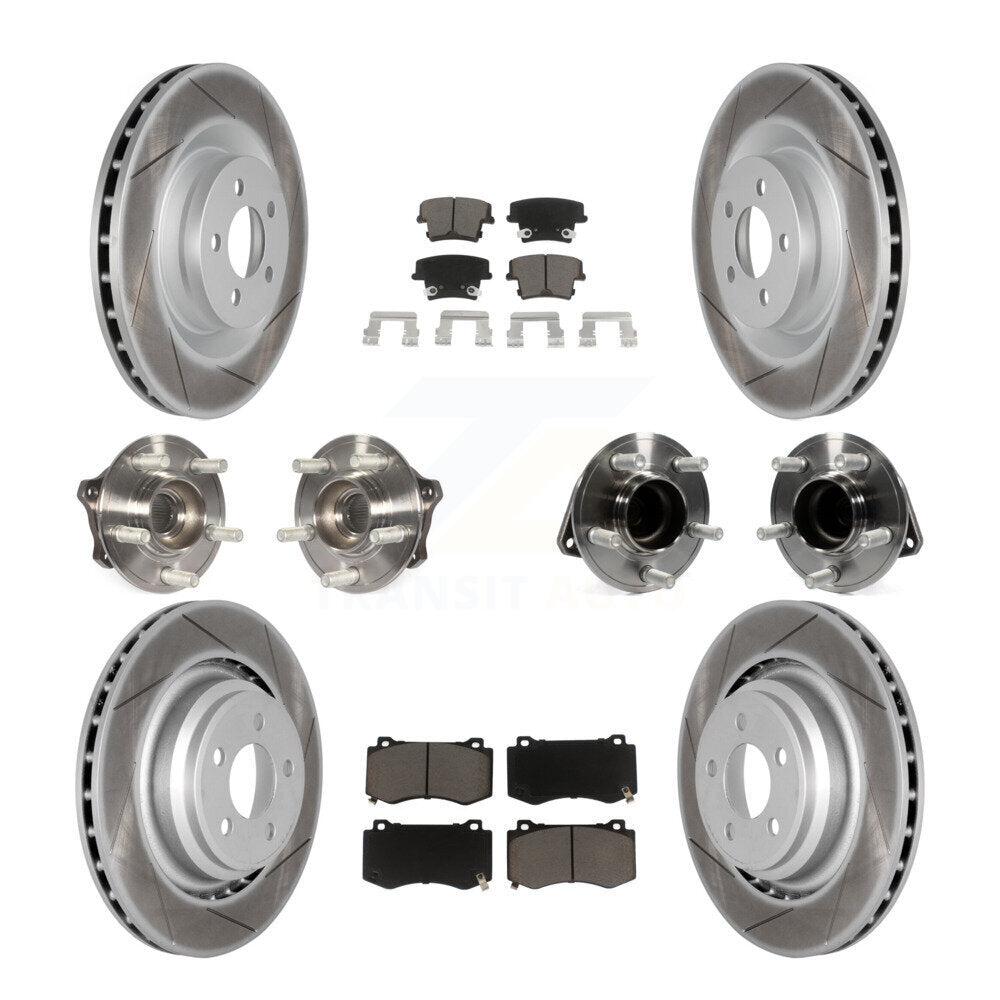 [Avant + Arrière] Kit d'ensemble roulement de roue et moyeu pour 2015 Dodge Charger R T Scat Pack avec RWD 6.4L KBB-120563