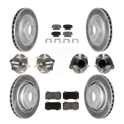 [Avant + Arrière] Kit d'ensemble roulement de roue et moyeu pour 2015 Dodge Charger R T Scat Pack avec RWD 6.4L KBB-120563