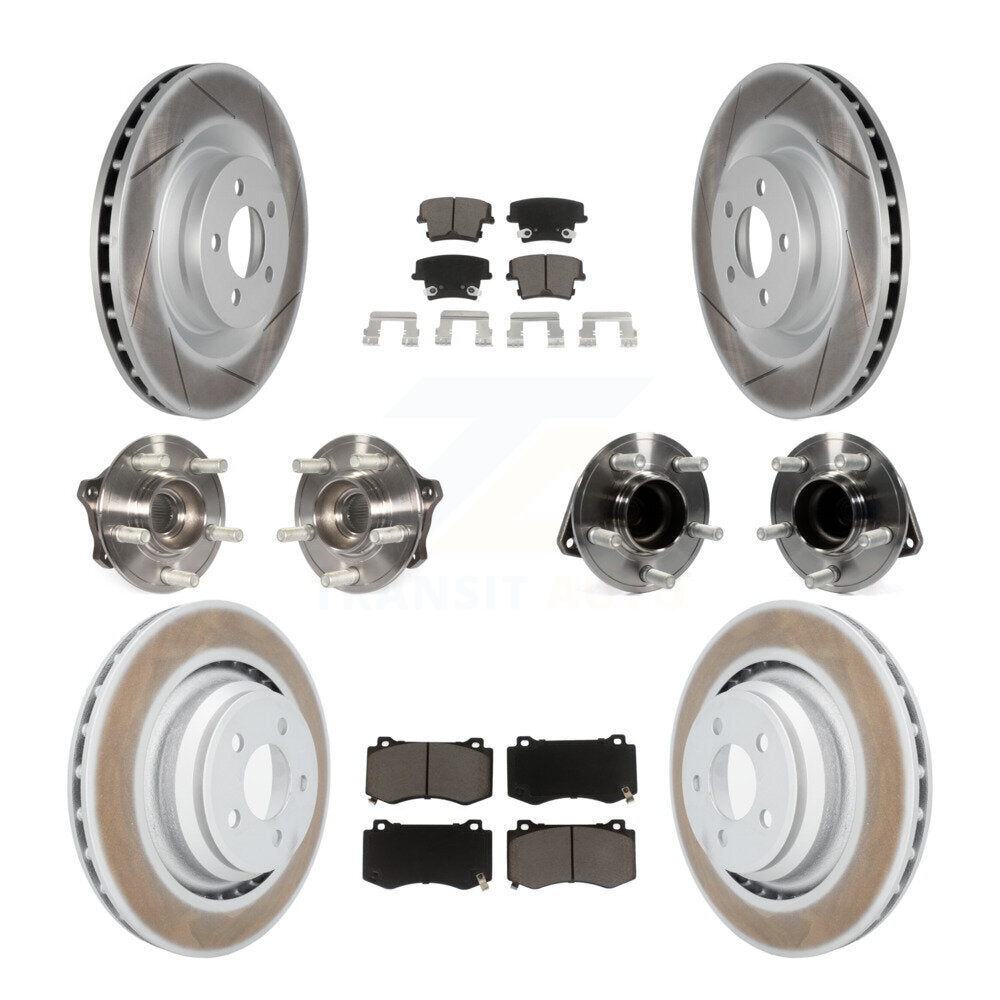 [Avant + Arrière] Kit d'ensemble roulement de roue et moyeu pour 2015 Dodge Charger R T Scat Pack avec RWD 6.4L KBB-120565