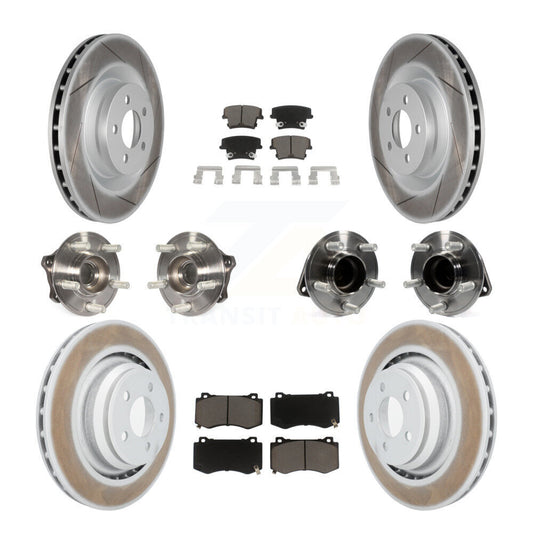 [Avant + Arrière] Kit d'ensemble roulement de roue et moyeu pour 2015 Dodge Charger R T Scat Pack avec RWD 6.4L KBB-120565