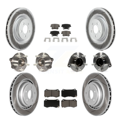 [Avant + Arrière] Kit d'ensemble roulement de roue et moyeu pour 2015 Dodge Charger R T Scat Pack avec RWD 6.4L KBB-120568
