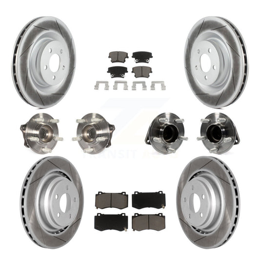 [Avant + Arrière] Kit d'ensemble roulement de roue et moyeu pour 2015 Dodge Charger R T Scat Pack avec RWD 6.4L KBB-120568