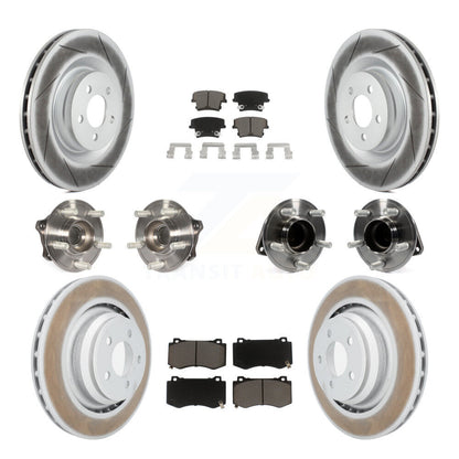 [Avant + Arrière] Kit d'ensemble roulement de roue et moyeu pour 2015 Dodge Charger R T Scat Pack avec RWD 6.4L KBB-120570