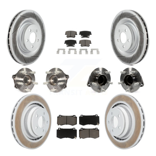 [Avant + Arrière] Kit d'ensemble roulement de roue et moyeu pour 2015 Dodge Charger R T Scat Pack avec RWD 6.4L KBB-120570