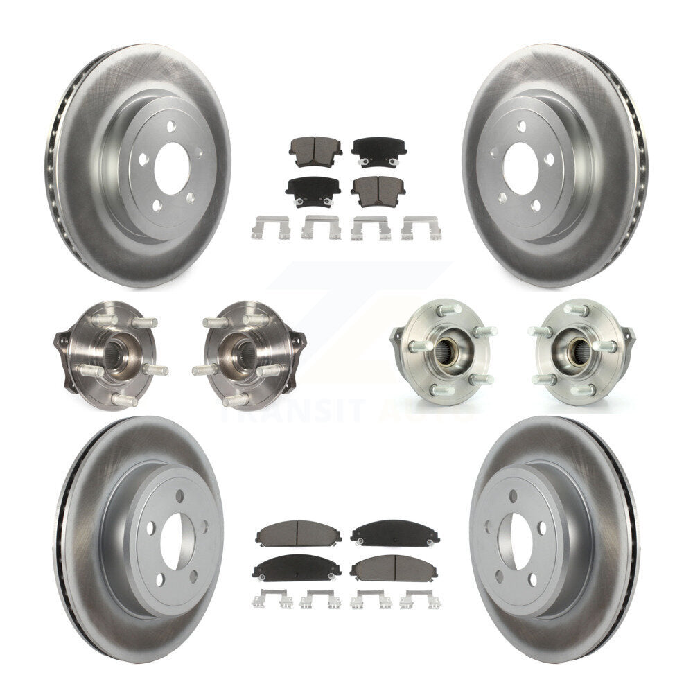 [Avant + Arrière] Kit d'ensemble roulement de roue et moyeu pour Dodge Charger Chrysler 300 Challenger KBB-120573