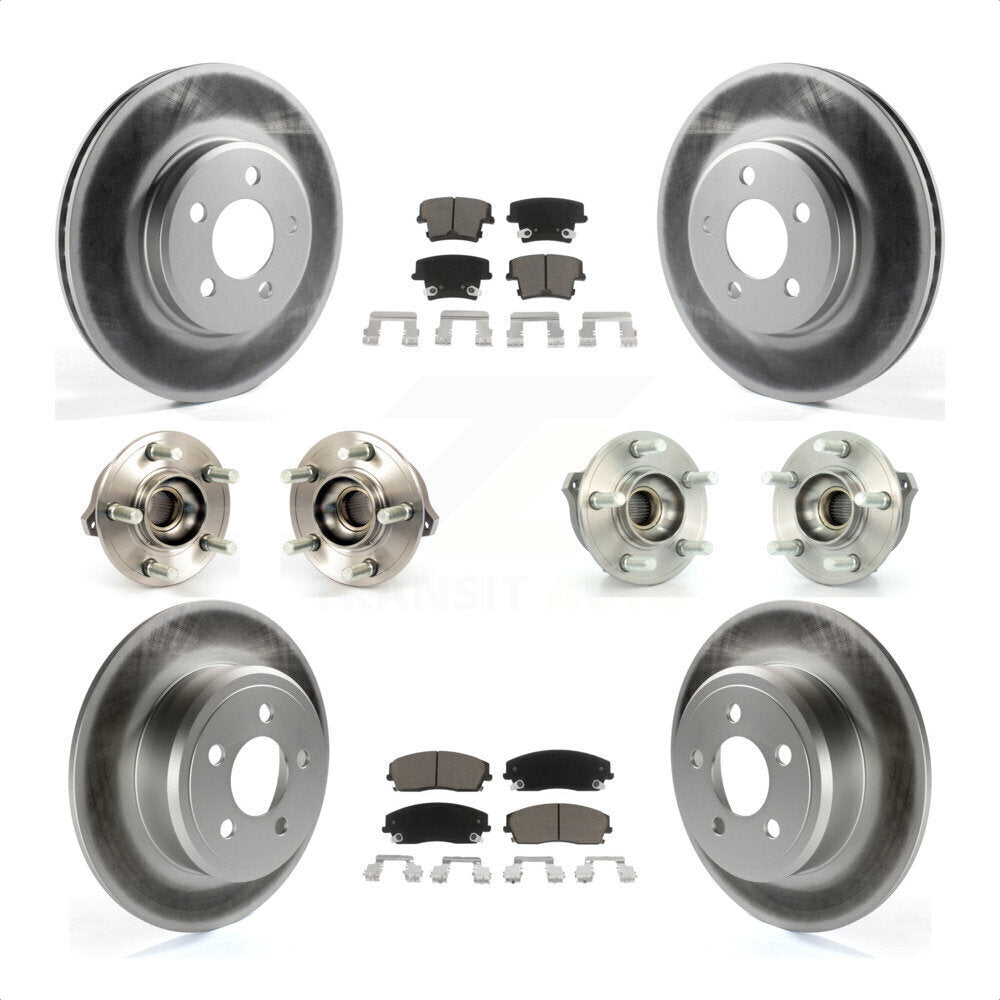 [Avant + Arrière] Kit d'ensemble roulement de roue et moyeu pour Dodge Charger Chrysler 300 AWD avec 2.7L KBB-120582 par Transit Auto