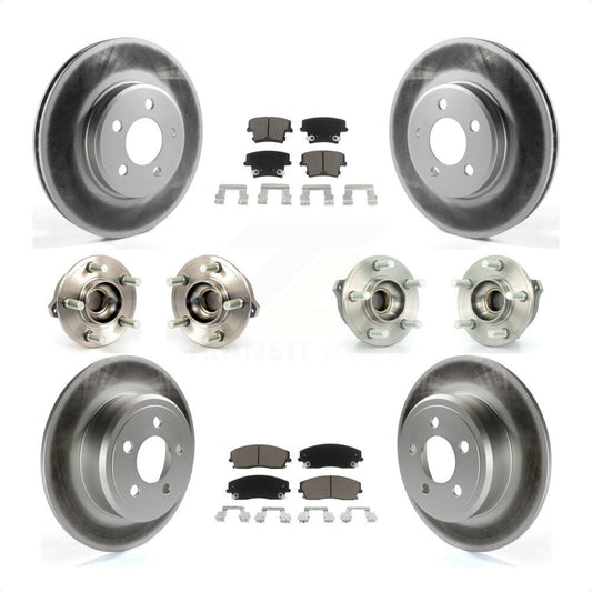 [Avant + Arrière] Kit d'ensemble roulement de roue et moyeu pour Dodge Charger Chrysler 300 AWD avec 2.7L KBB-120582 par Transit Auto