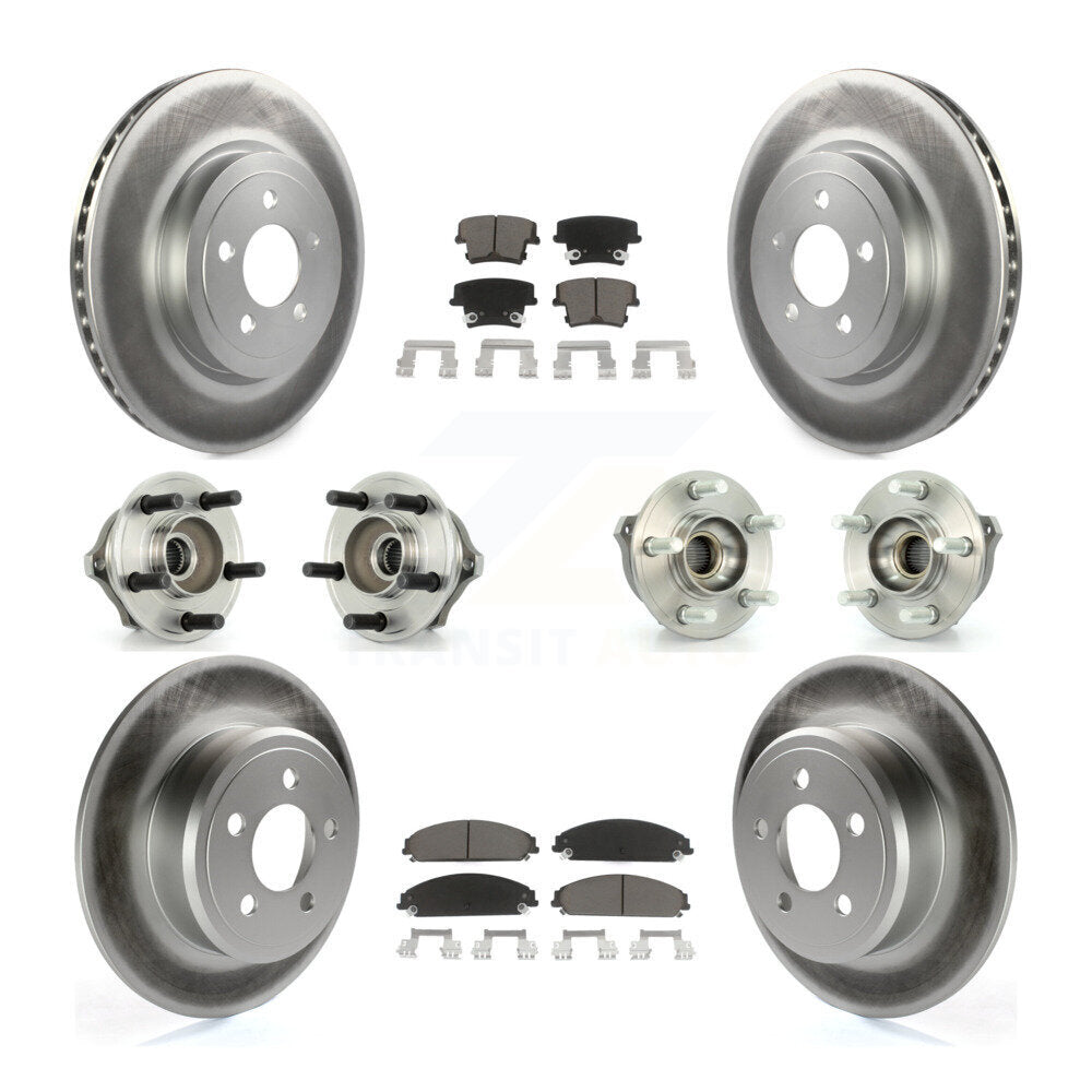 [Avant + Arrière] Kit d'ensemble roulement de roue et moyeu pour 2005-2006 Chrysler 300 AWD avec 3.5L KBB-120583