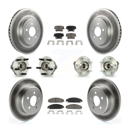 [Avant + Arrière] Kit d'ensemble roulement de roue et moyeu pour 2005-2006 Chrysler 300 AWD avec 3.5L KBB-120583