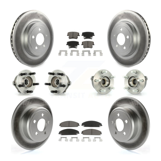 [Avant + Arrière] Kit d'ensemble roulement de roue et moyeu pour 2005-2006 Chrysler 300 AWD avec 3.5L KBB-120583