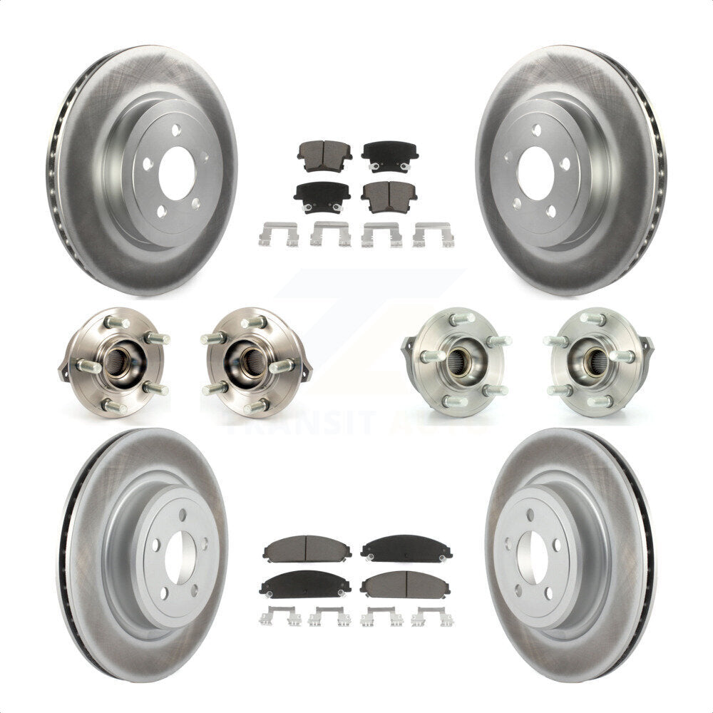 [Avant + Arrière] Kit d'ensemble roulement de roue et moyeu pour Dodge Charger AWD avec 5.7L avec Police Package KBB-120589 par Transit Auto