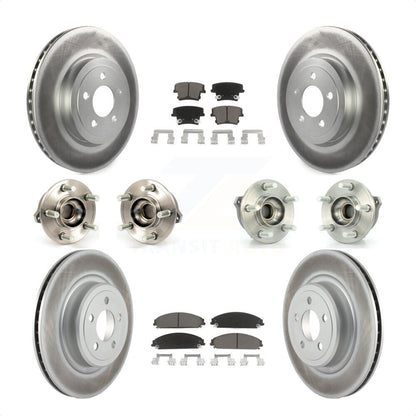 [Avant + Arrière] Kit d'ensemble roulement de roue et moyeu pour Dodge Charger AWD avec 5.7L avec Police Package KBB-120589 par Transit Auto