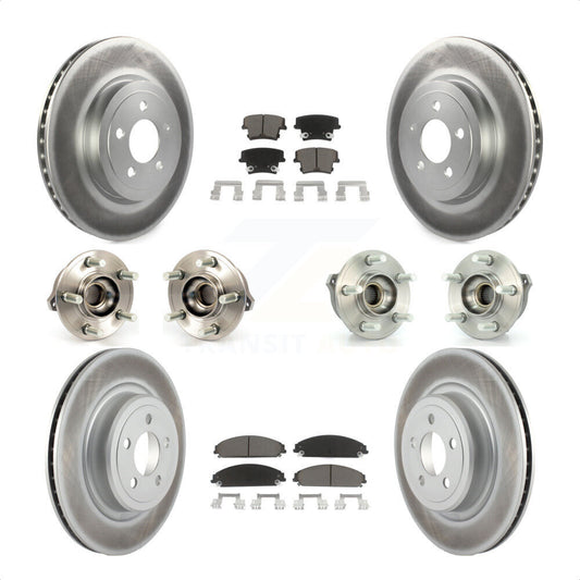 [Avant + Arrière] Kit d'ensemble roulement de roue et moyeu pour Dodge Charger AWD avec 5.7L avec Police Package KBB-120589 par Transit Auto