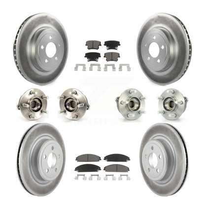 [Avant + Arrière] Kit d'ensemble roulement de roue et moyeu pour Dodge Charger AWD avec 5.7L avec Police Package KBB-120589