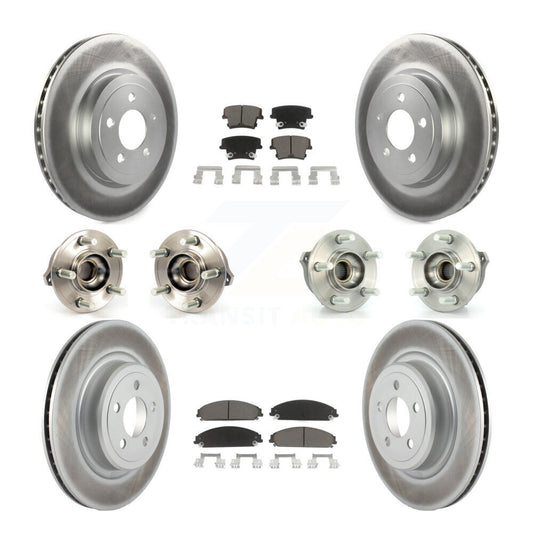 [Avant + Arrière] Kit d'ensemble roulement de roue et moyeu pour Dodge Charger AWD avec 5.7L avec Police Package KBB-120589
