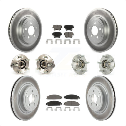 [Avant + Arrière] Kit d'ensemble roulement de roue et moyeu pour Dodge Charger avec Police Package KBB-120591 par Transit Auto