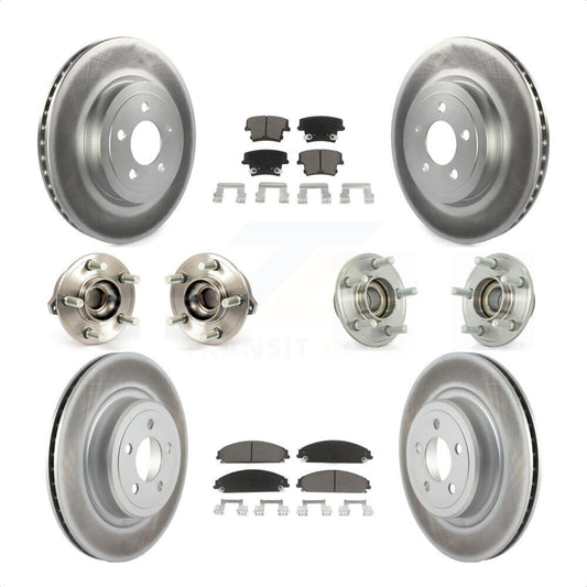 [Avant + Arrière] Kit d'ensemble roulement de roue et moyeu pour Dodge Charger avec Police Package KBB-120591 par Transit Auto