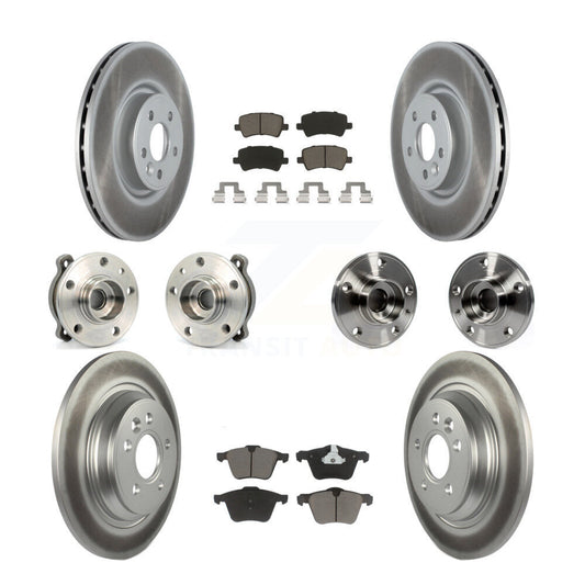 [Avant + Arrière] Kit d'ensemble roulement de roue et moyeu pour 2013-2014 Volvo S60 3.0L avec 336mm Diameter Rotor KBB-120593