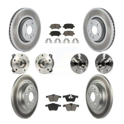 [Avant + Arrière] Kit d'ensemble roulement de roue et moyeu pour Volvo S60 V60 Cross Country KBB-120595