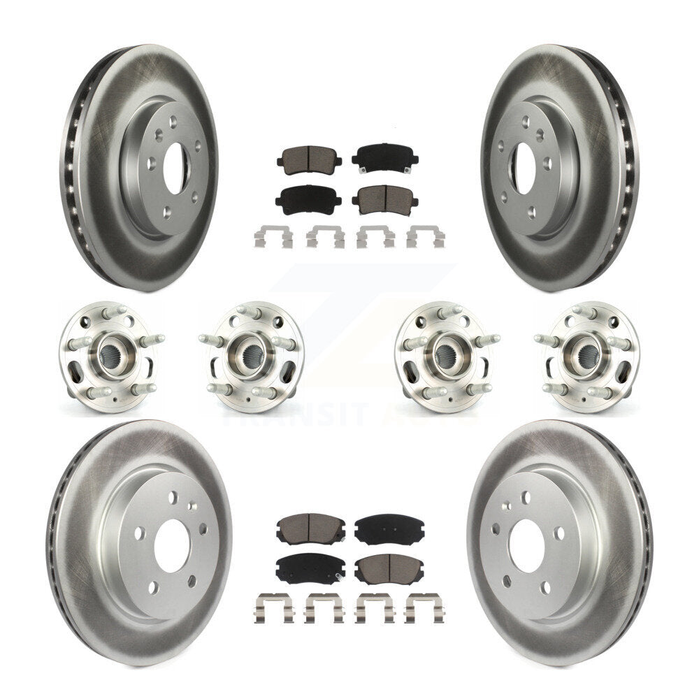 [Avant + Arrière] Kit d'ensemble roulement de roue et moyeu pour Chevrolet Malibu Impala Buick LaCrosse KBB-120596