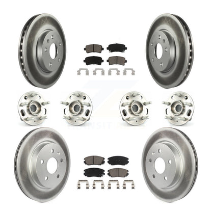[Avant + Arrière] Kit d'ensemble roulement de roue et moyeu pour Chevrolet Malibu Impala Buick LaCrosse KBB-120596