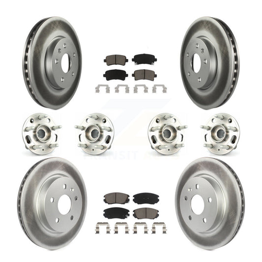 [Avant + Arrière] Kit d'ensemble roulement de roue et moyeu pour Chevrolet Malibu Impala Buick LaCrosse KBB-120596