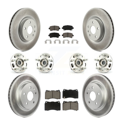 [Avant + Arrière] Kit d'ensemble roulement de roue et moyeu pour Cadillac XTS sans Heavy Duty Brakes KBB-120598