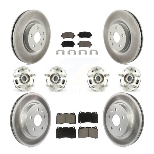 [Avant + Arrière] Kit d'ensemble roulement de roue et moyeu pour Cadillac XTS sans Heavy Duty Brakes KBB-120598