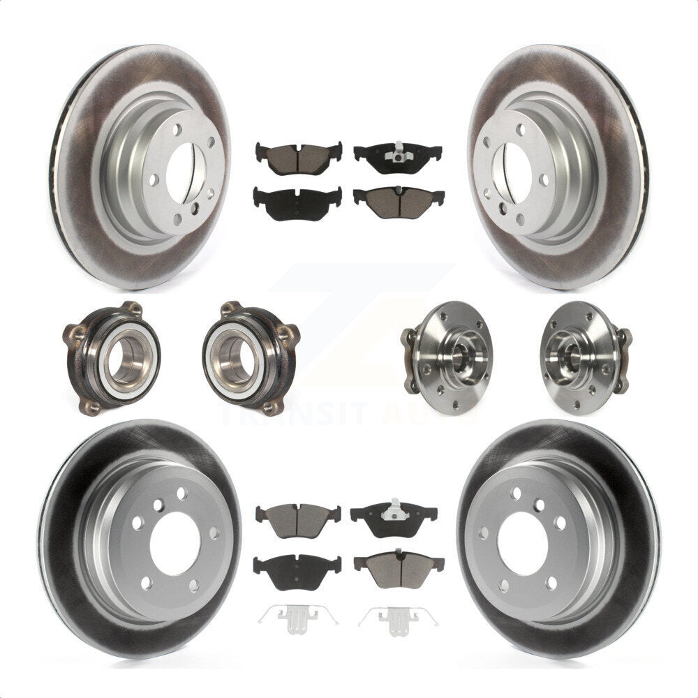 [Avant + Arrière] Kit d'ensemble roulement de roue et moyeu pour 2012 BMW X1 xDrive28i avec AWD avec 300mm Diameter Rotor KBB-120600 par Transit Auto
