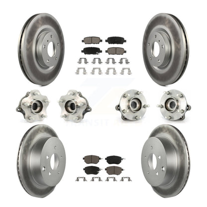 [Avant + Arrière] Kit d'ensemble roulement de roue et moyeu pour 2005-2007 Nissan Murano AWD KBB-120601