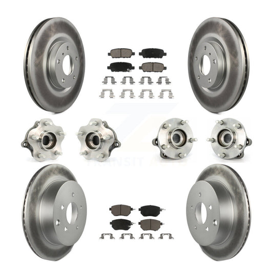 [Avant + Arrière] Kit d'ensemble roulement de roue et moyeu pour 2005-2007 Nissan Murano AWD KBB-120601