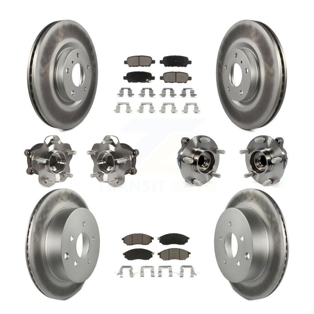 [Avant + Arrière] Kit d'ensemble roulement de roue et moyeu pour INFINITI QX70 M37 Q70 Q70L M56 M35h KBB-120603