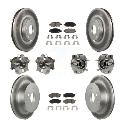 [Avant + Arrière] Kit d'ensemble roulement de roue et moyeu pour INFINITI QX70 M37 Q70 Q70L M56 M35h KBB-120603