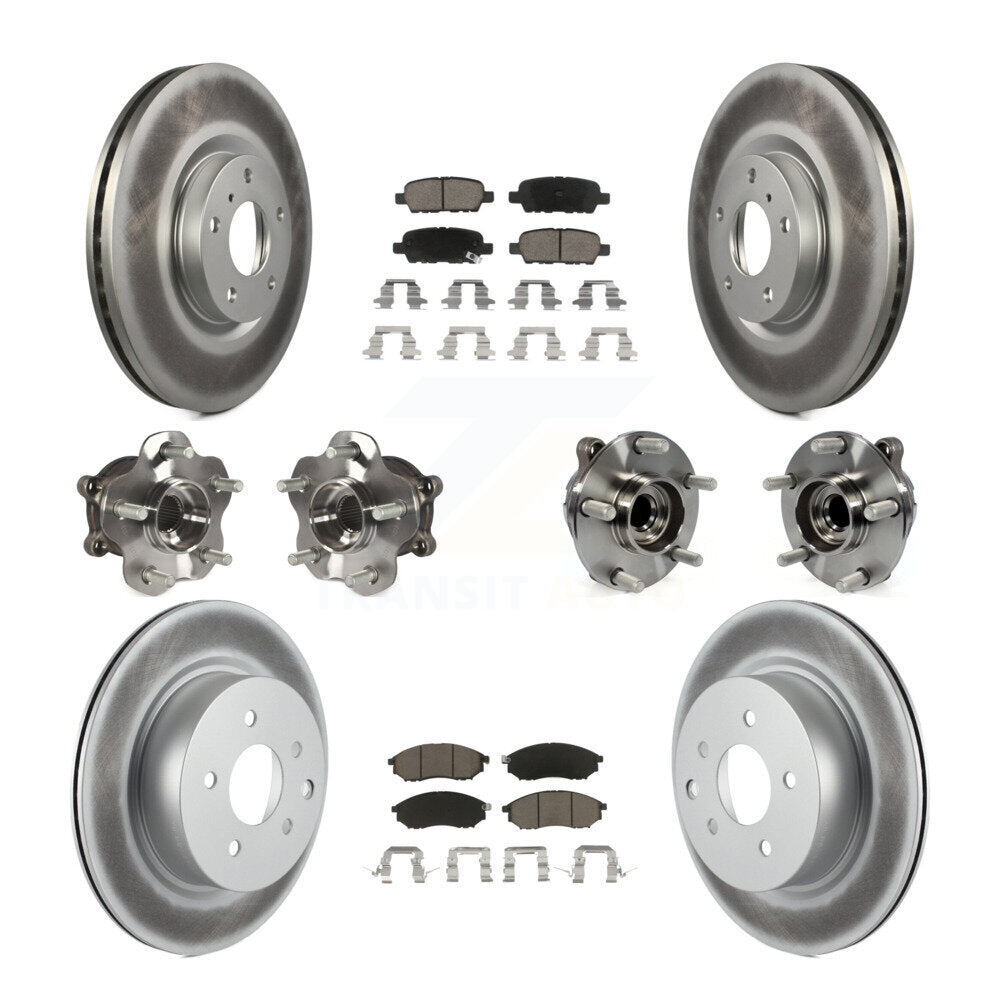 [Avant + Arrière] Kit d'ensemble roulement de roue et moyeu pour INFINITI G37 G35 EX35 G25 Nissan 370Z Q40 M35 QX50 M45 EX37 KBB-120607