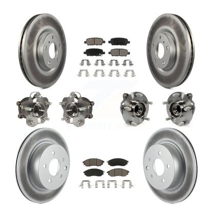 [Avant + Arrière] Kit d'ensemble roulement de roue et moyeu pour INFINITI G37 G35 EX35 G25 Nissan 370Z Q40 M35 QX50 M45 EX37 KBB-120607