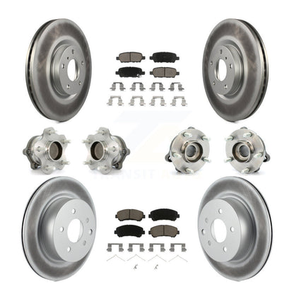 [Avant + Arrière] Kit d'ensemble roulement de roue et moyeu pour Nissan Maxima KBB-120615