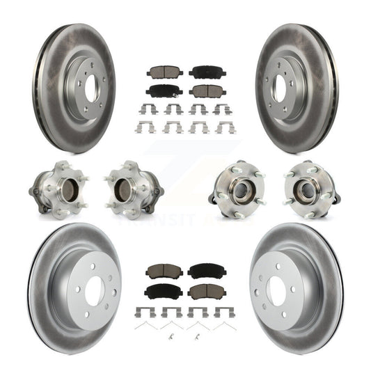 [Avant + Arrière] Kit d'ensemble roulement de roue et moyeu pour Nissan Maxima KBB-120615