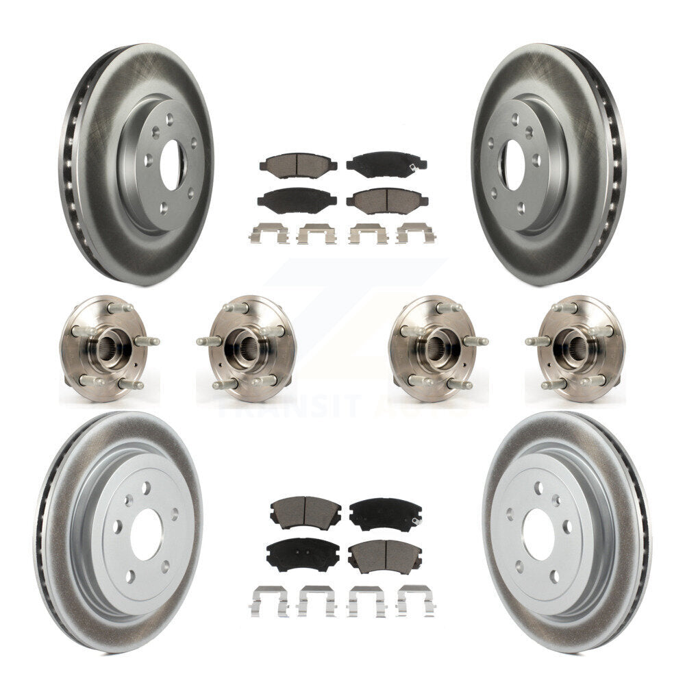 [Avant + Arrière] Kit d'ensemble roulement de roue et moyeu pour Chevrolet Camaro KBB-120623