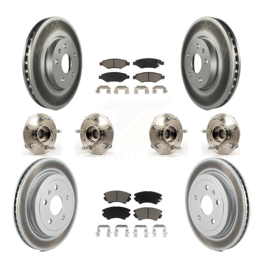 [Avant + Arrière] Kit d'ensemble roulement de roue et moyeu pour Chevrolet Camaro KBB-120623