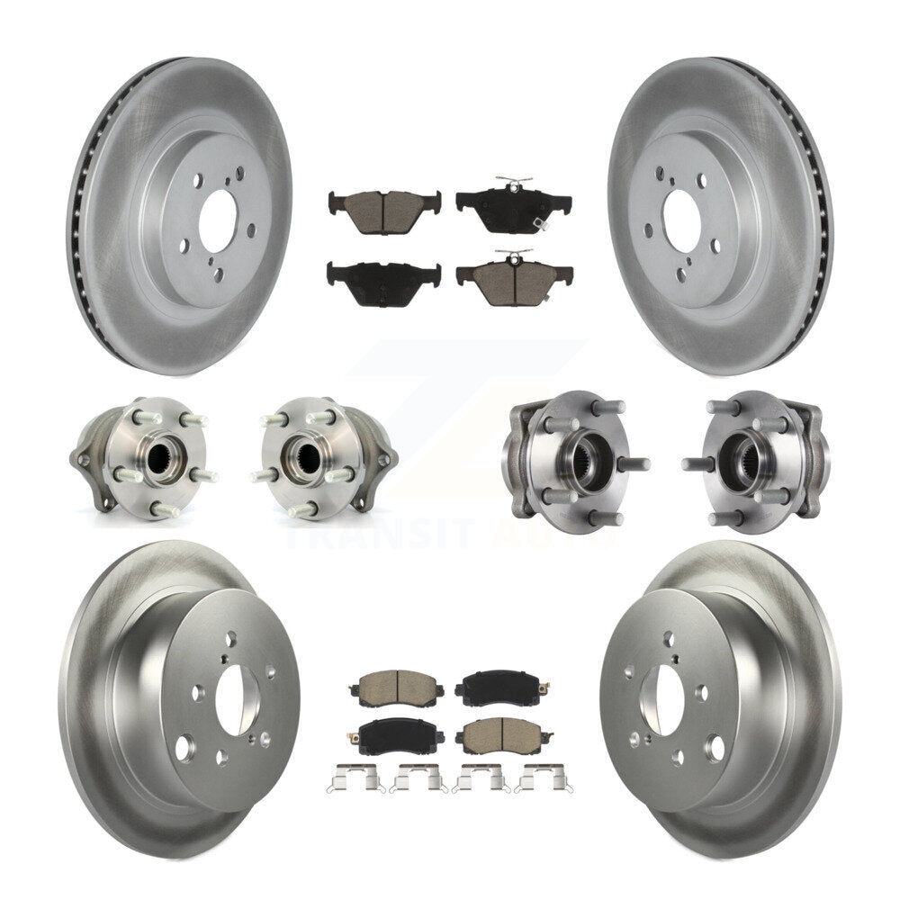[Avant + Arrière] Kit d'ensemble roulement de roue et moyeu pour Subaru Crosstrek KBB-120626