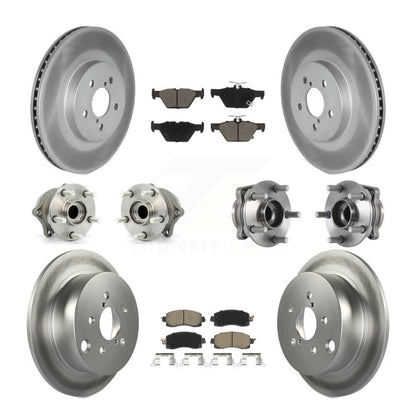 [Avant + Arrière] Kit d'ensemble roulement de roue et moyeu pour Subaru Crosstrek KBB-120626