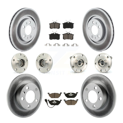[Avant + Arrière] Kit d'ensemble roulement de roue et moyeu pour 2006 Volkswagen Jetta avec 280mm Diameter Rotor 7th 8th Digit Of VIN Is "9M" Or "1J" KBB-120630