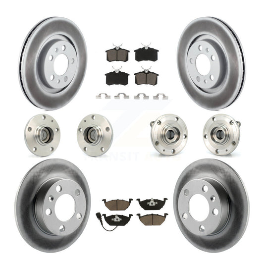 [Avant + Arrière] Kit d'ensemble roulement de roue et moyeu pour 2006 Volkswagen Jetta avec 280mm Diameter Rotor 7th 8th Digit Of VIN Is "9M" Or "1J" KBB-120630