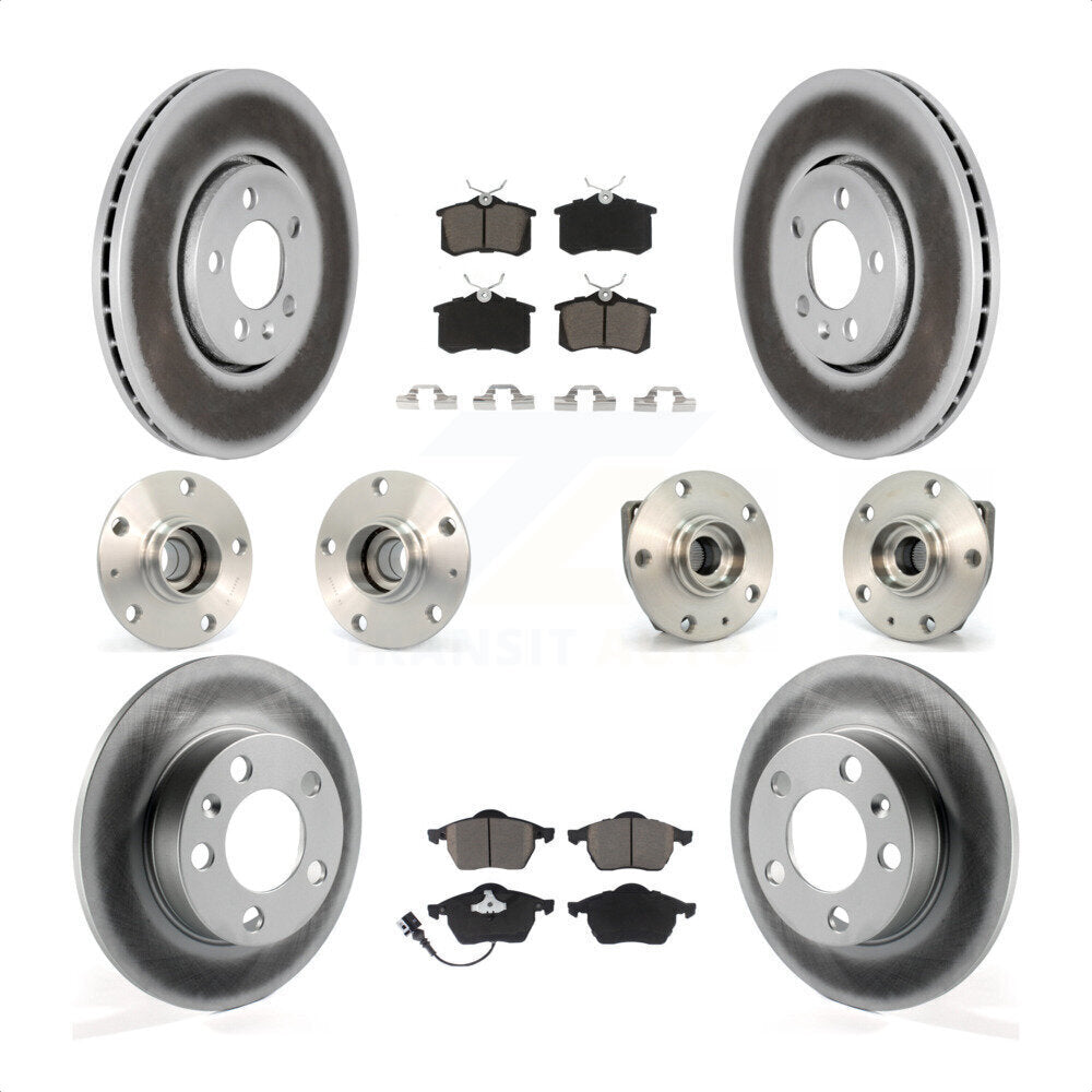 [Avant + Arrière] Kit d'ensemble roulement de roue et moyeu pour 2006 Volkswagen Golf 1.8L KBB-120633 par Transit Auto